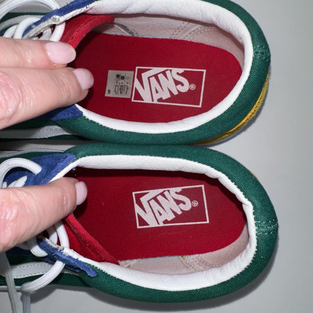 Vans Old Skool Yacht Club Low Top Sneakers Women 10.5 / Men 9 Skate Shoe Multi - Picture 9 of 11